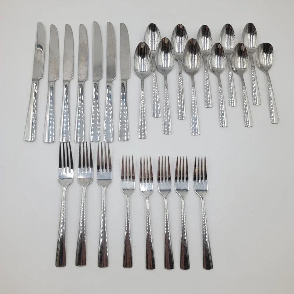 Brightown Stainless Steel Flatware Set 26 Pieces Silverware Service